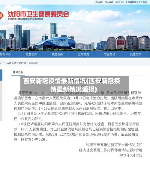 西安新冠疫情最新情况(西安新冠疫情最新情况通报)